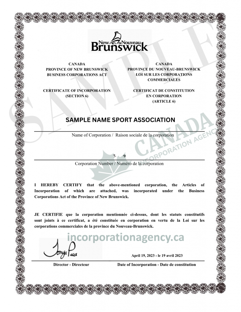 New Brunswick Non-profit