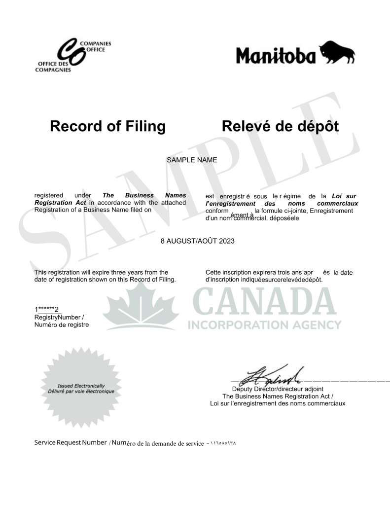 manitoba general partnership